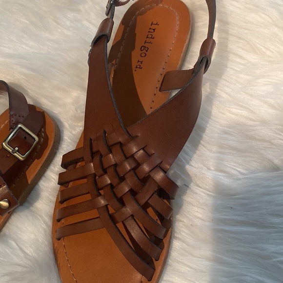 Indigo Road Sz 7 Huarache style flat sandal NEW - Picture 3 of 4